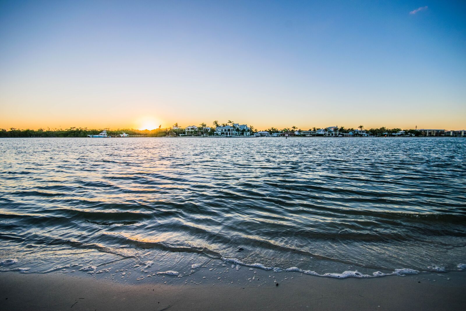 Nikon D5300 sample photo. Sunset, water, sky photography