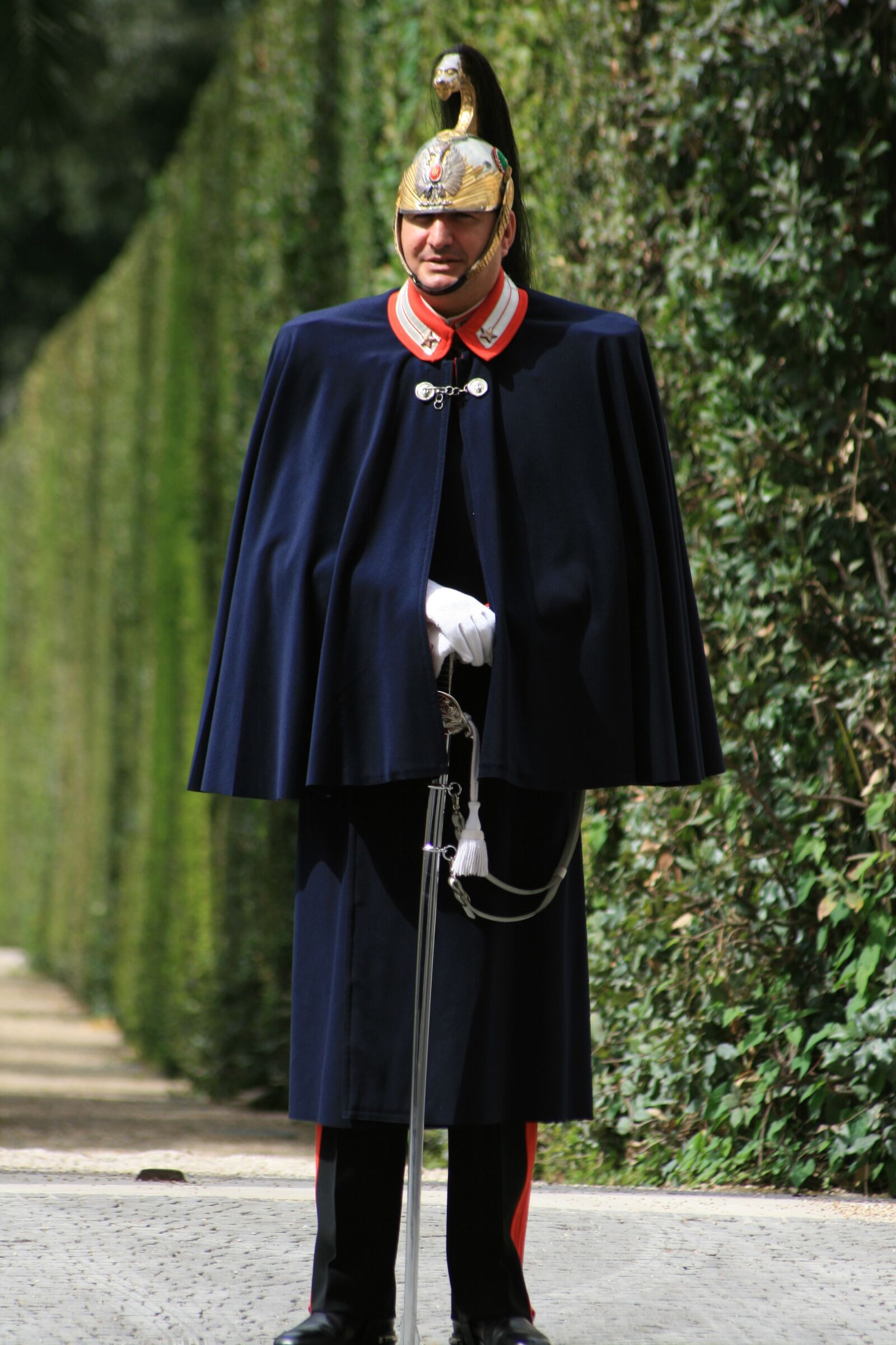 Canon EOS 400D (EOS Digital Rebel XTi / EOS Kiss Digital X) sample photo. Swiss guard, soldier, vatican photography