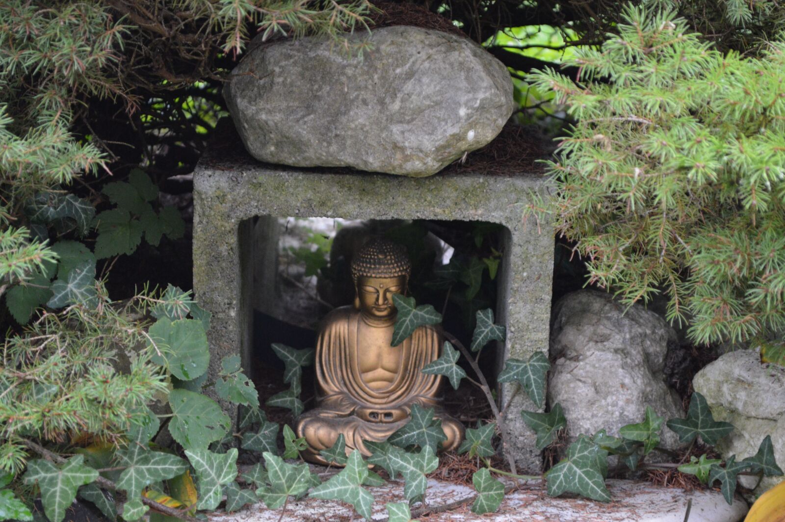Nikon D3200 sample photo. Statue, zen, buddha photography