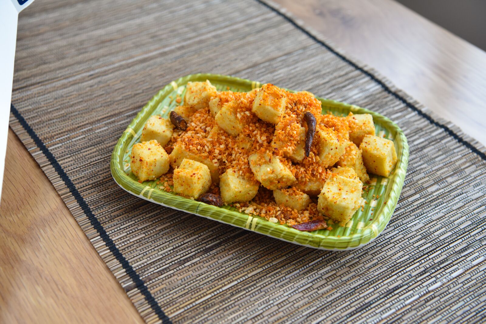 Nikon D810 sample photo. Chinese, tofu, fried photography