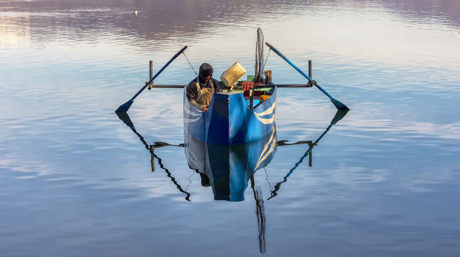 Nikon D750 sample photo. Boat, fisher, lake photography