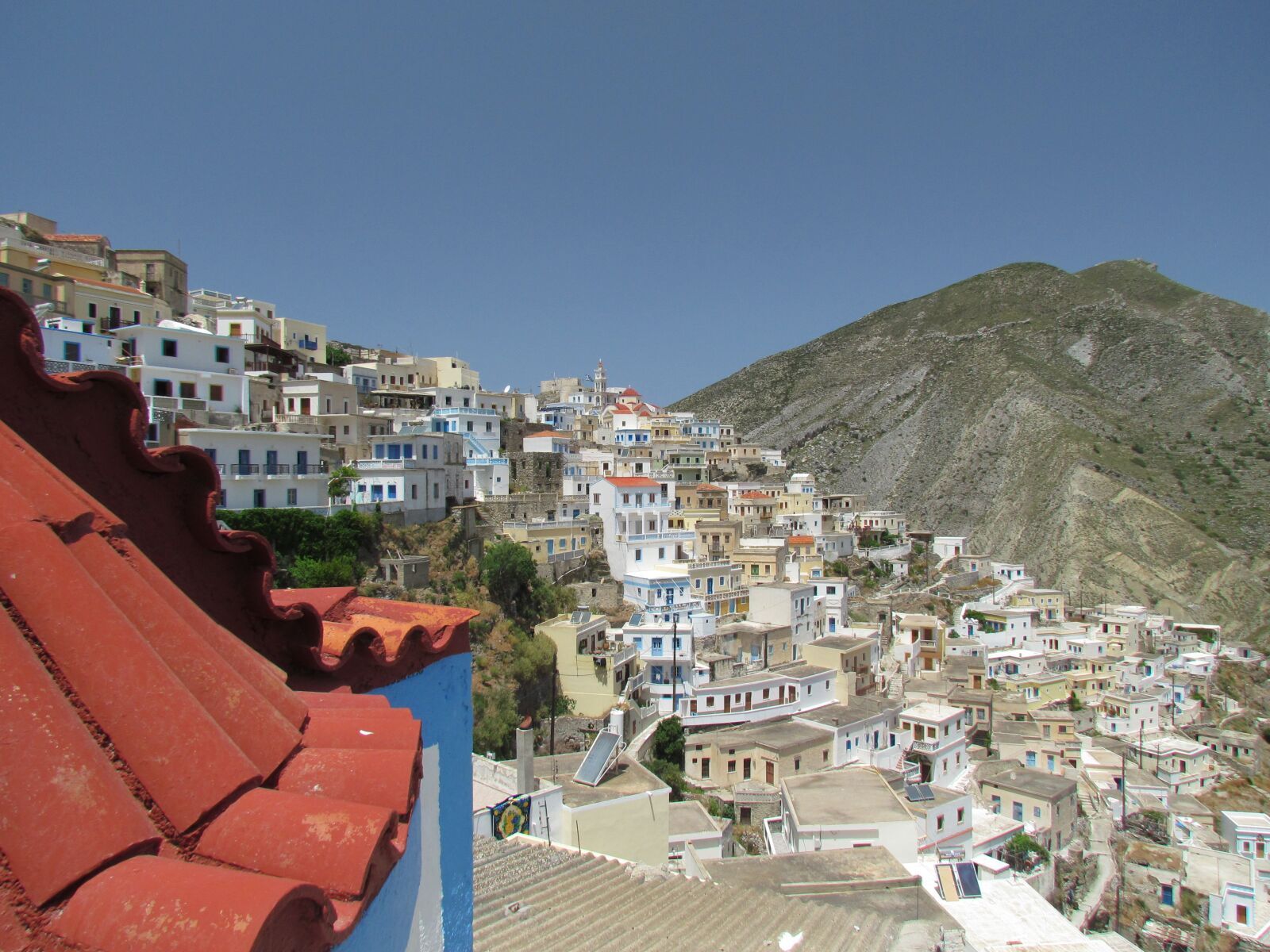 Canon PowerShot SX30 IS sample photo. Greek island, greek village photography