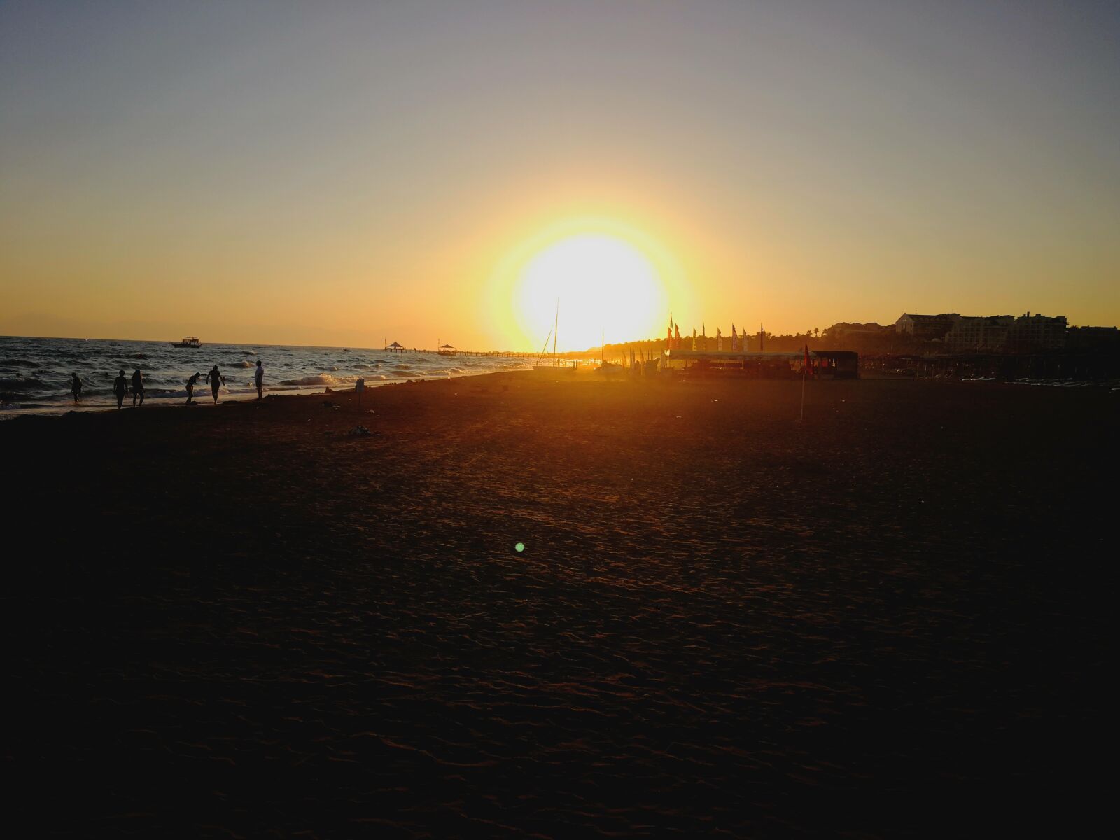 HUAWEI P10 sample photo. Sunset, sea, beach photography
