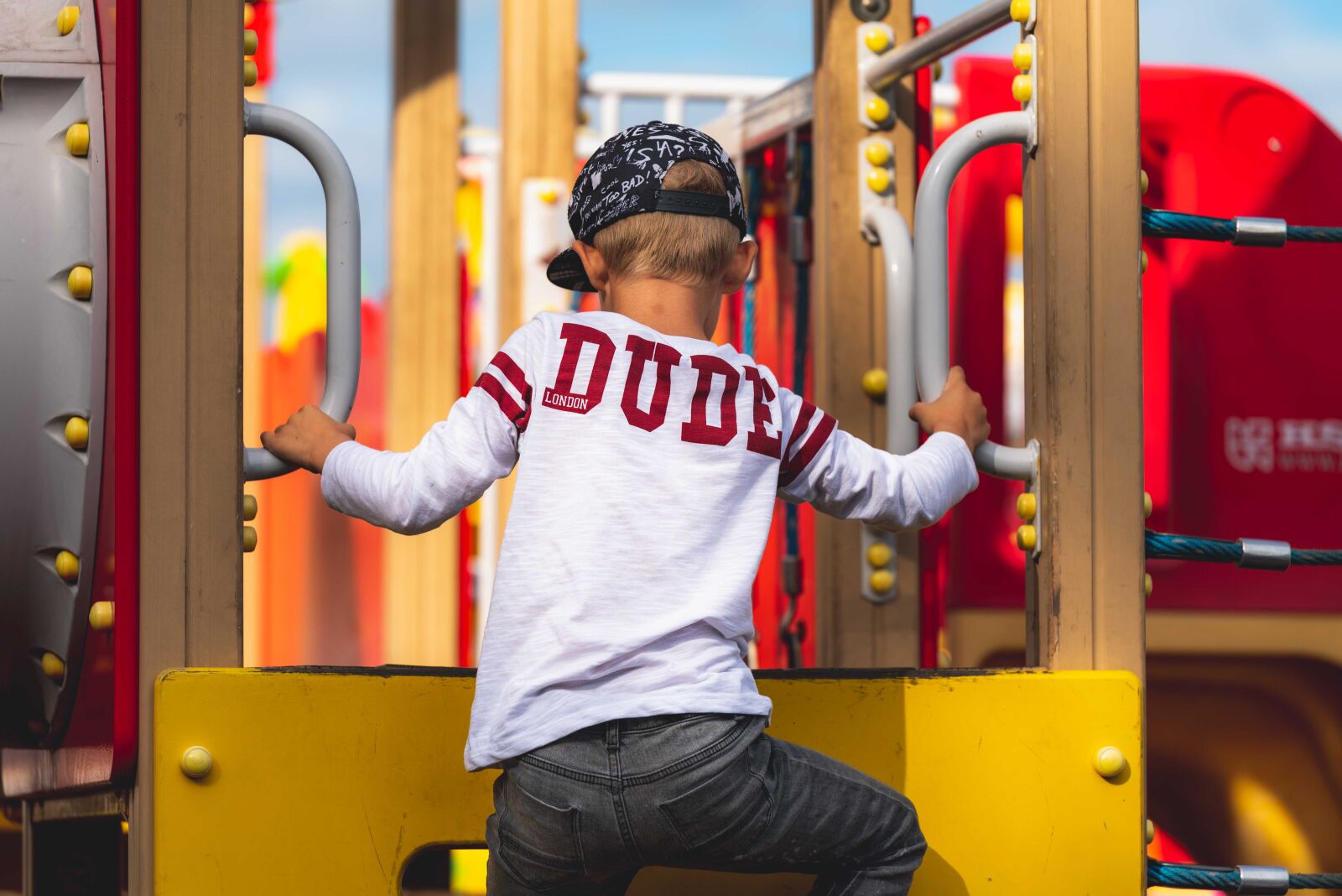 Nikon D750 sample photo. Dude, playground, children playing photography