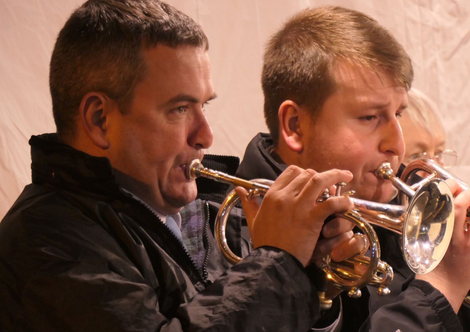 Panasonic DC-TZ200 sample photo. Trumpets, brass band, colliery photography