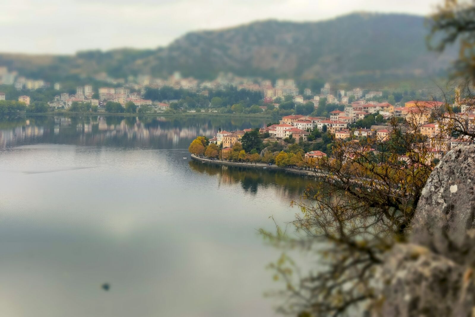 Nikon D7200 sample photo. Kastoria, lake, greece photography