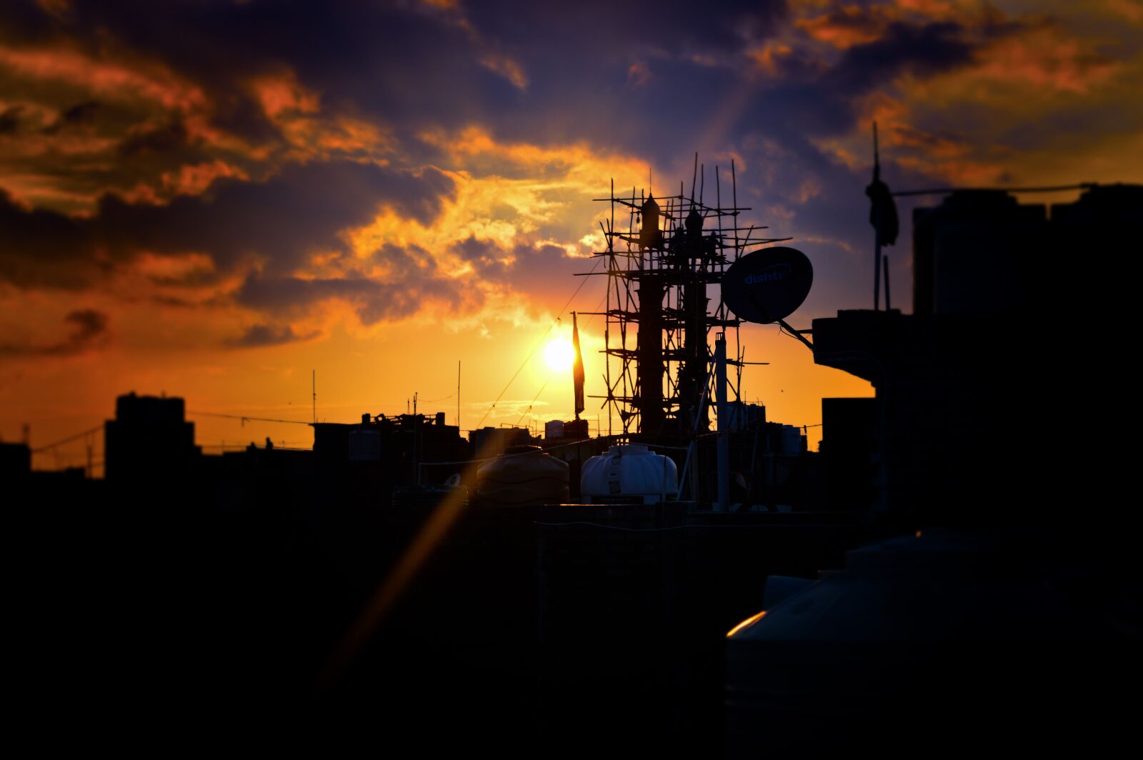 Nikon D3200 sample photo. Sunset, city, buildings photography