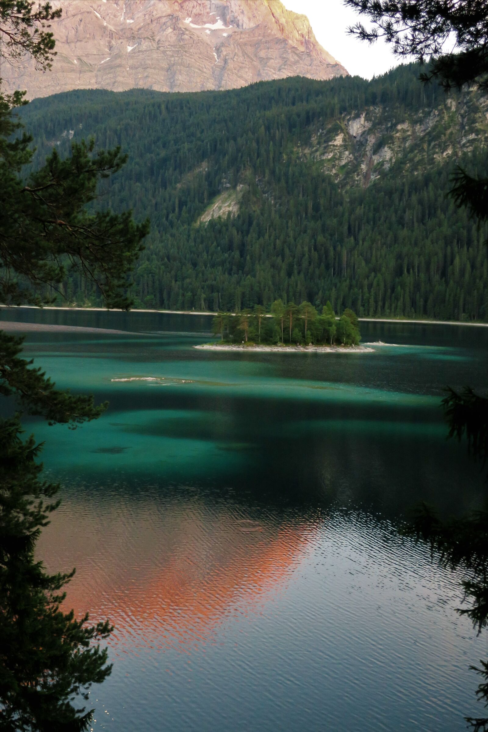 Canon PowerShot G9 X sample photo. Eibsee, island, eibsee island photography