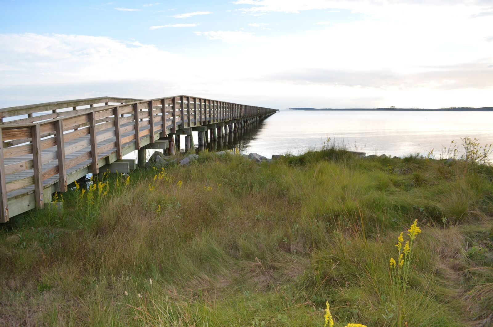 Nikon D5100 sample photo. Swan quarter, boardwalk, coastal photography