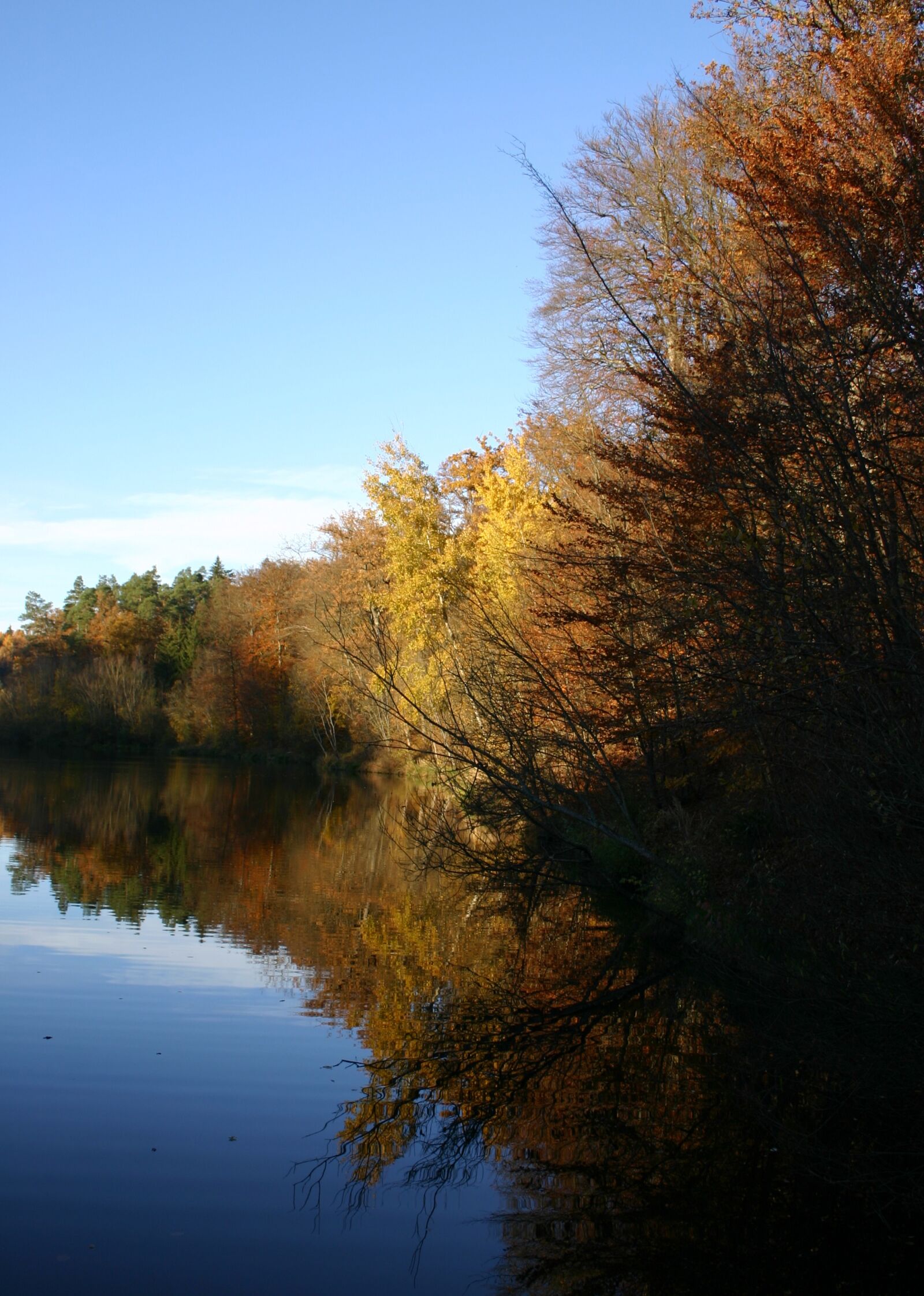 Canon EOS 300D (EOS Digital Rebel / EOS Kiss Digital) sample photo. Lake, water, autumn photography