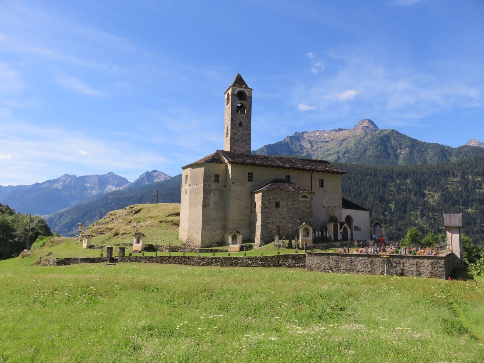Canon PowerShot SX700 HS sample photo. Leventina, stada alta, church photography
