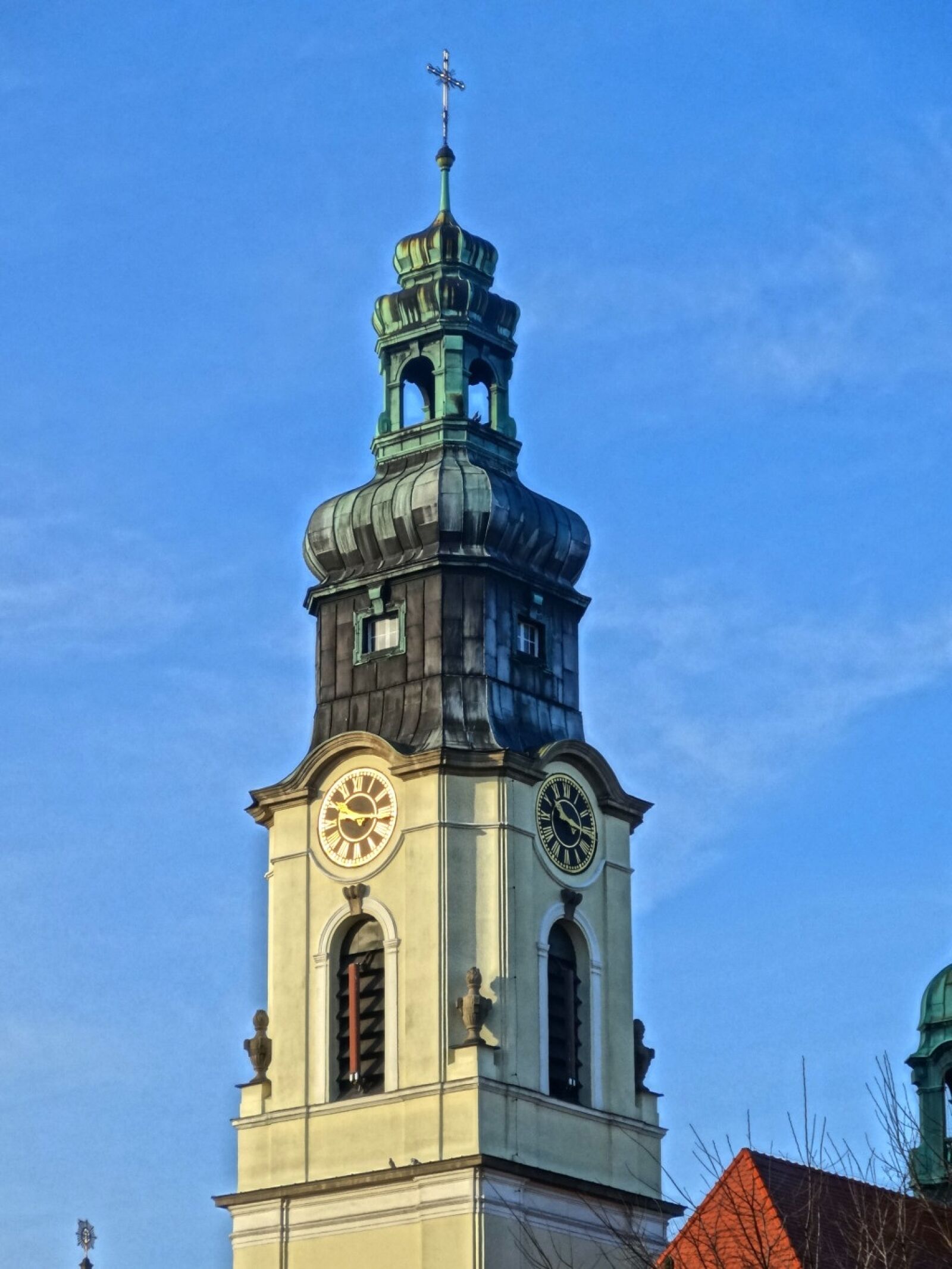 Sony Cyber-shot DSC-HX20V sample photo. Sacred heart church, tower photography