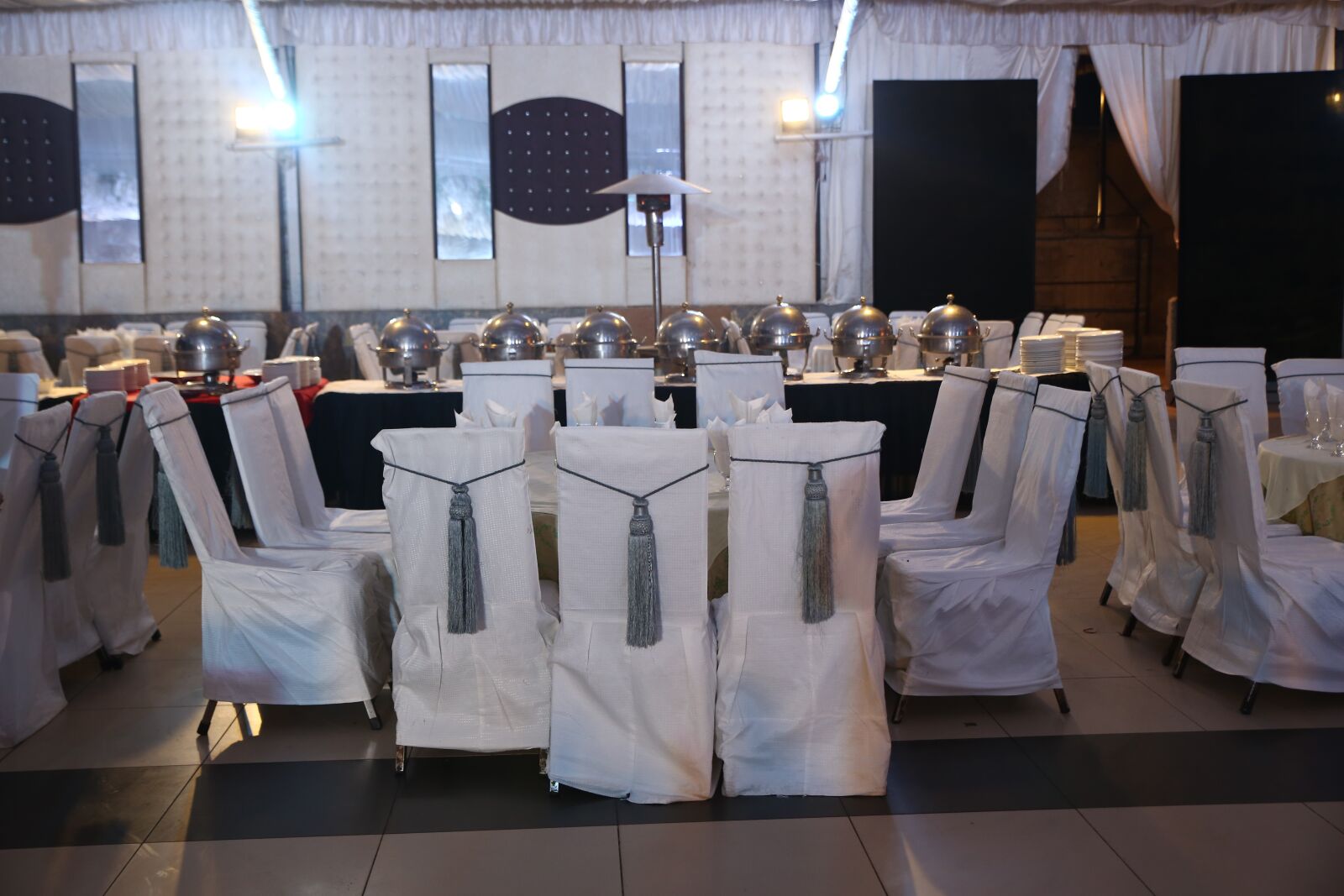 Canon EOS 6D sample photo. Banquet hall, wedding dinner photography