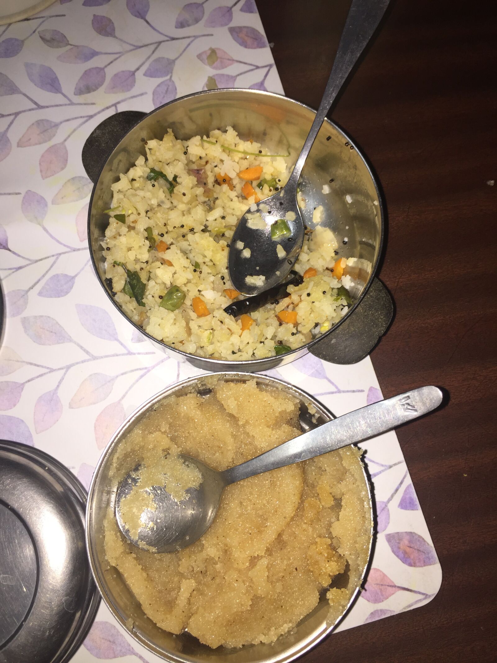 iPhone 6 back camera 4.15mm f/2.2 sample photo. Poha, halwa, snacks photography