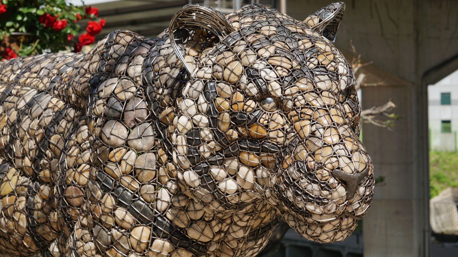Sony a6000 sample photo. Sculpture, tiger, art photography