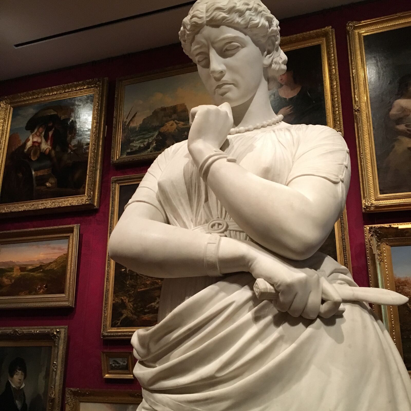 Apple iPhone 6s sample photo. Sculpture, museum, artwork photography