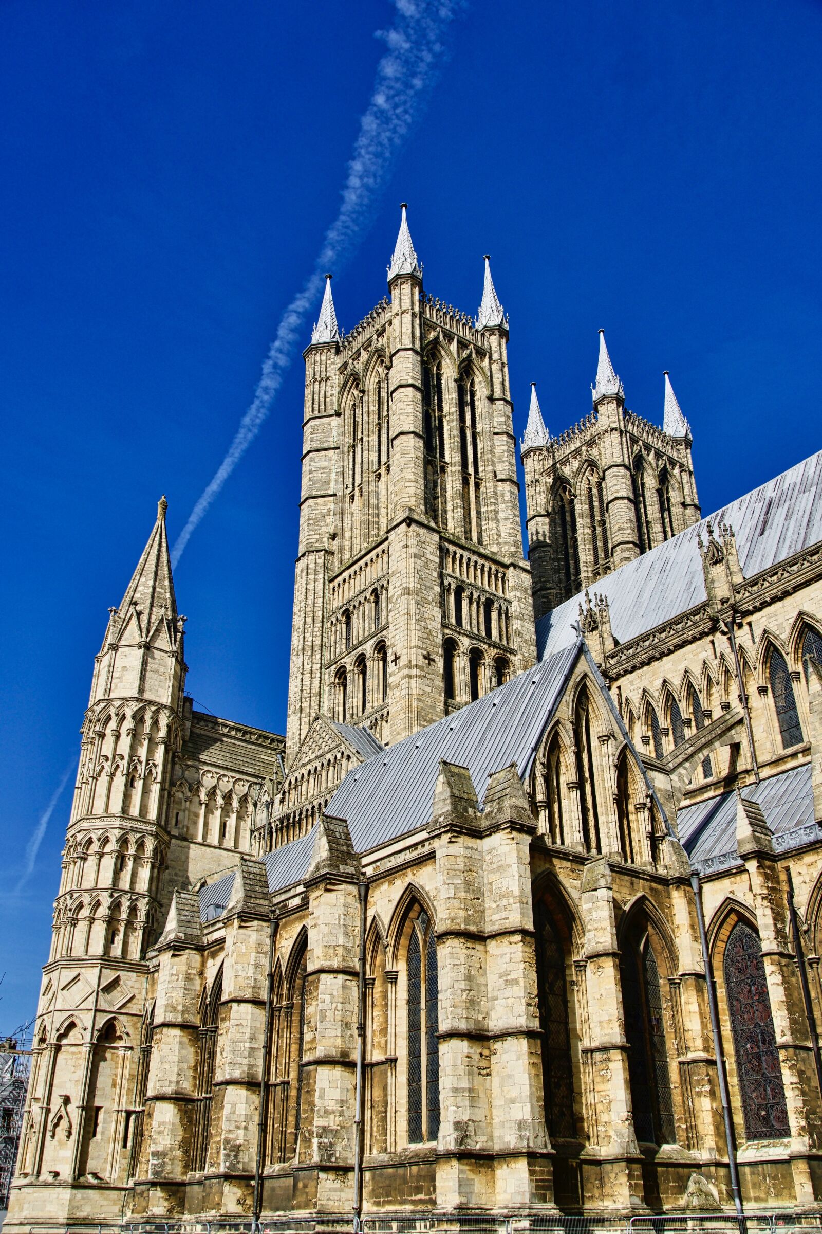 Sony a6500 sample photo. Cathedral, spire, lincoln photography