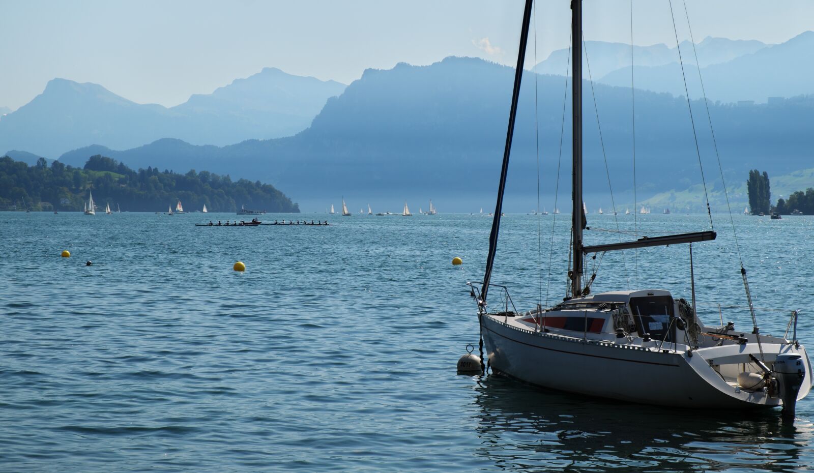 Fujifilm X-E1 sample photo. Lake, switzerland, sailboat photography