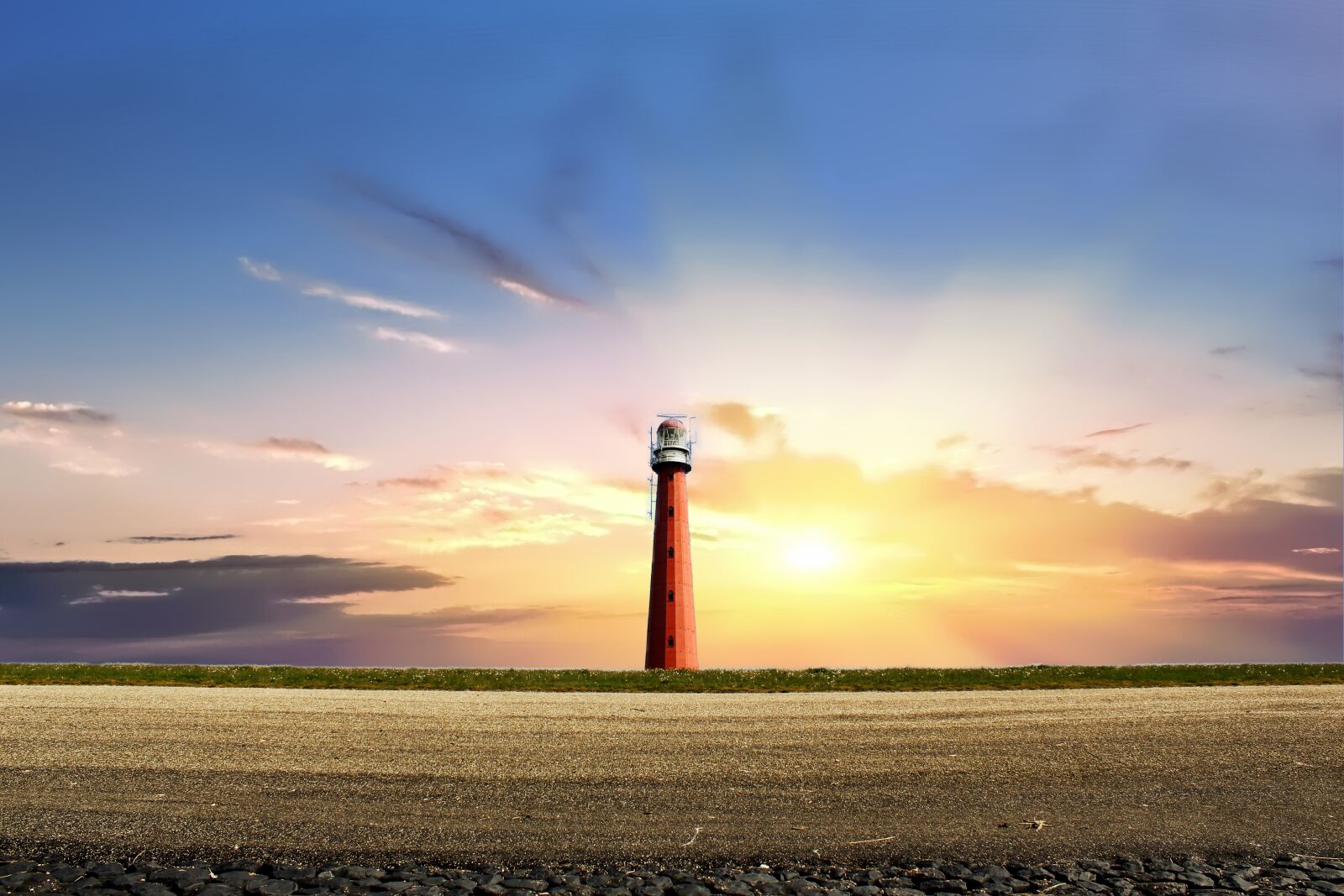 Canon EOS 1300D (EOS Rebel T6 / EOS Kiss X80) sample photo. Sun, lighthouse, netherlands photography