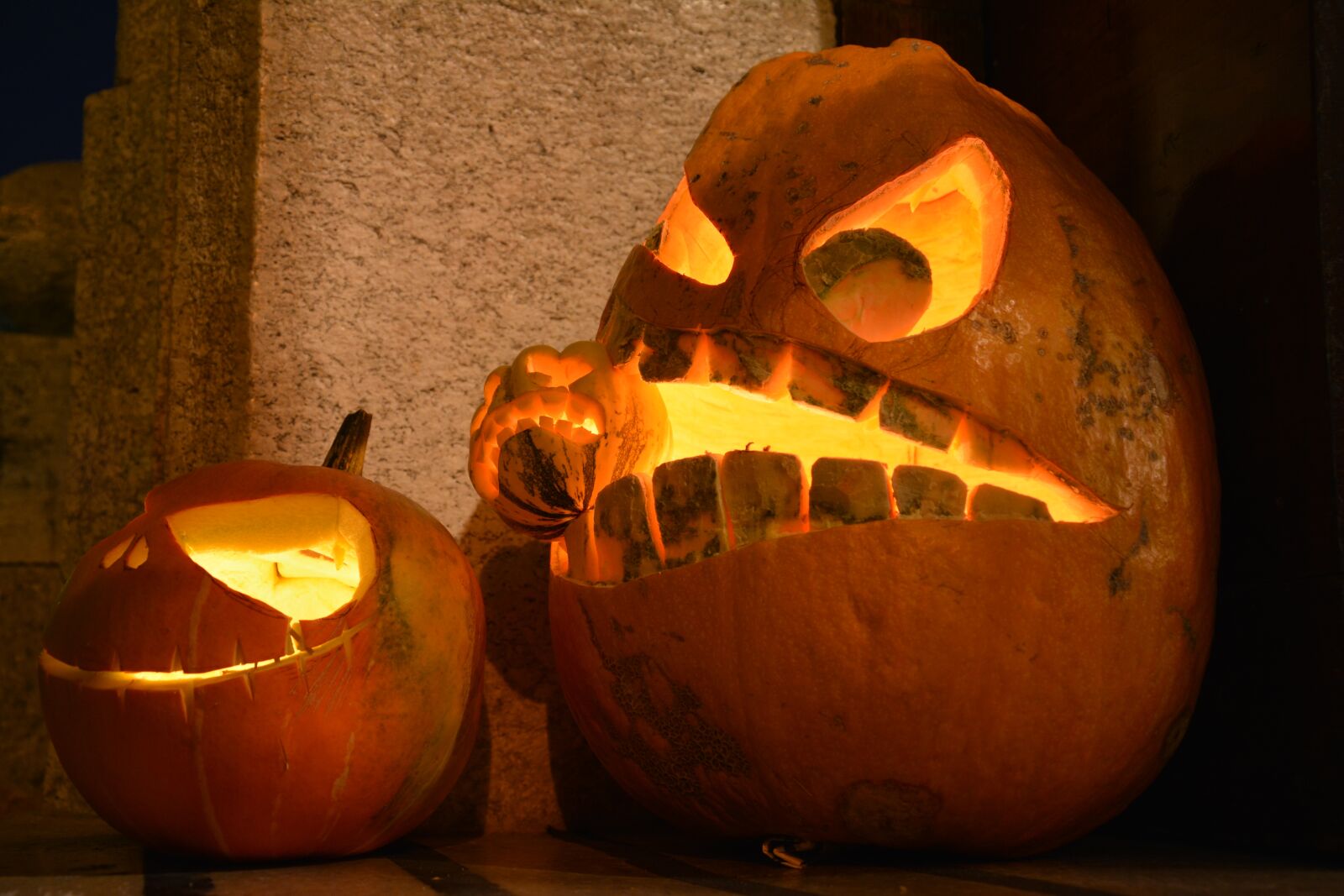 Nikon D7100 sample photo. Halloween, pumpkin, faces photography