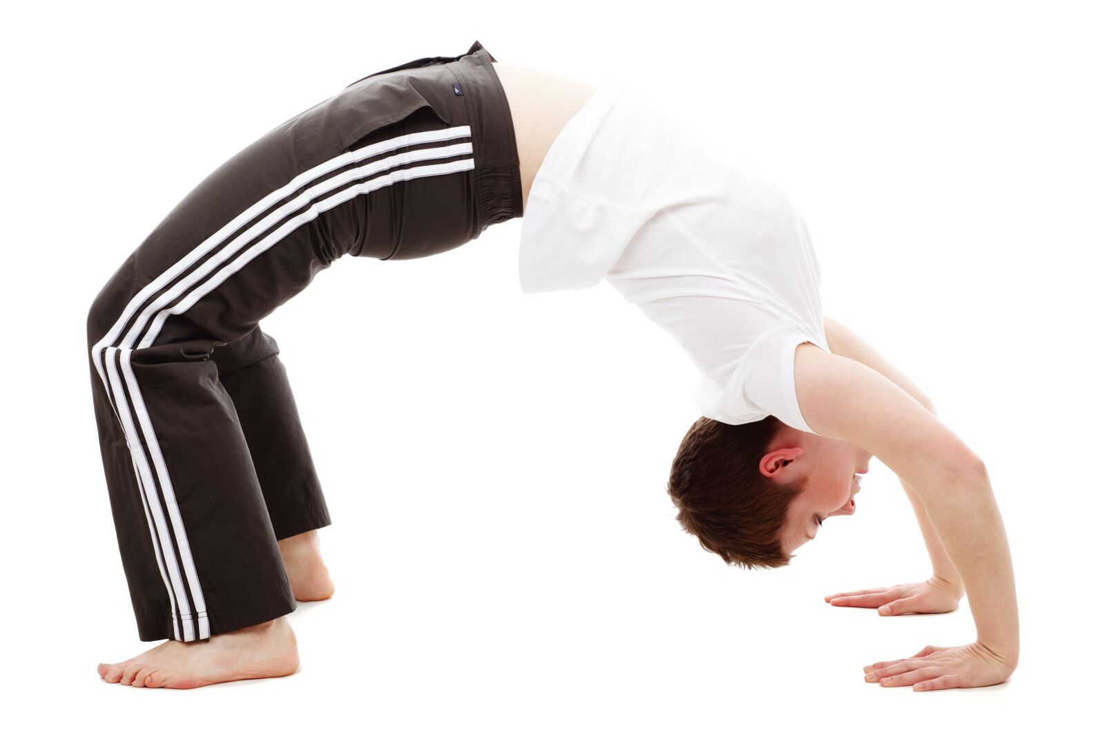 Canon EOS 5D Mark II sample photo. Back, bend, bridge, exercise photography