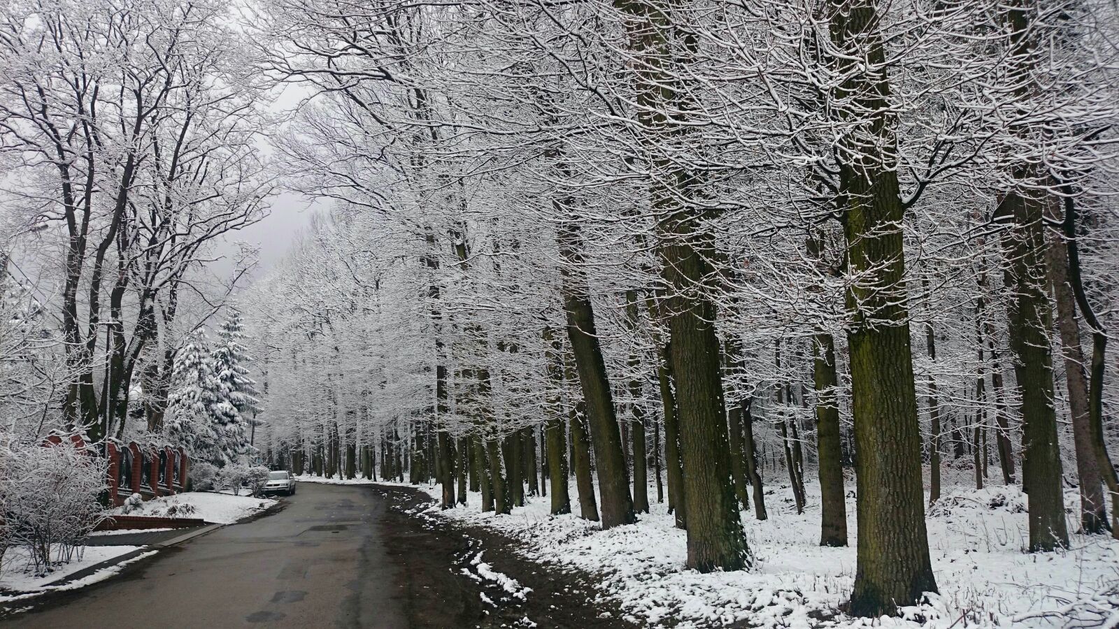 Sony Xperia Z1 Compact sample photo. Snow, street, winter photography
