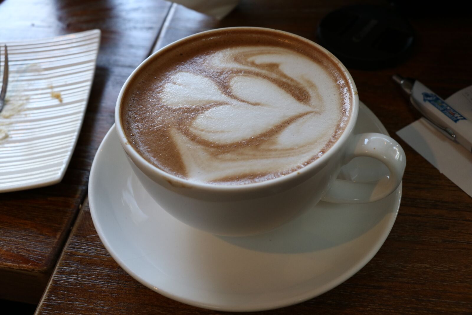 Canon EF-S 18-135mm F3.5-5.6 IS USM sample photo. Coffee, espresso, heart photography