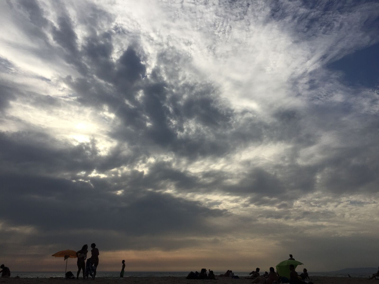 Apple iPhone 6 sample photo. Ceu, clouds, beach photography