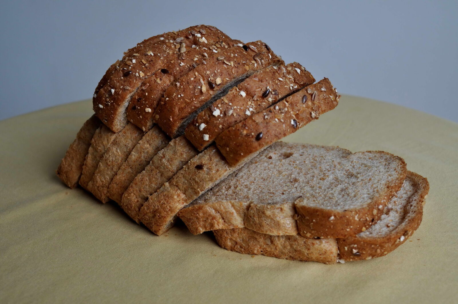 Nikon D5000 sample photo. Wholemeal, bread, table photography