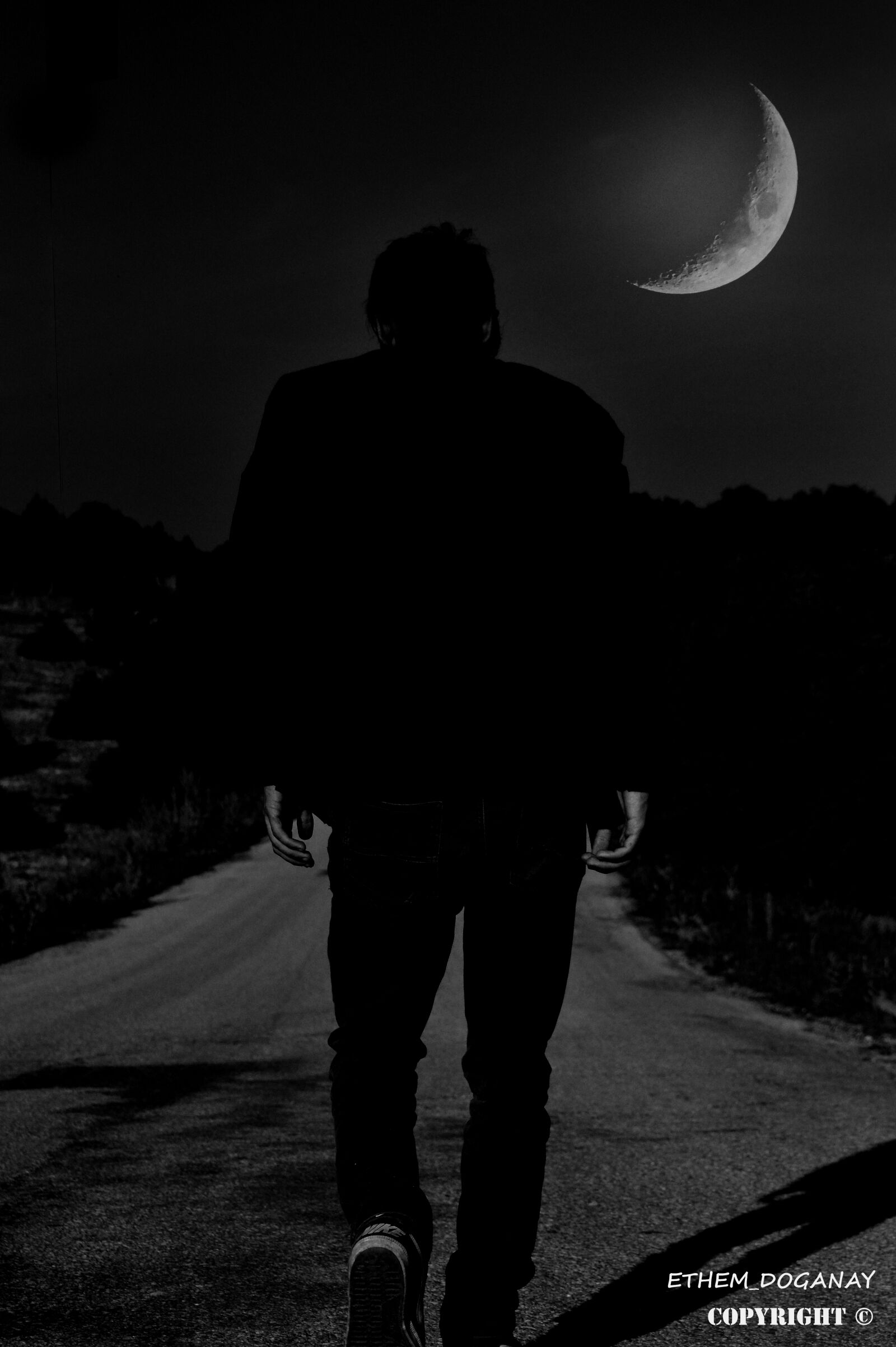 Nikon D3200 sample photo. Moon, night, nikon, nikonya42 photography