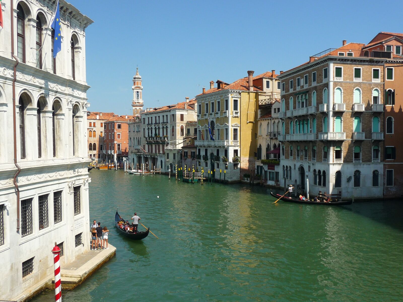 Panasonic Lumix DMC-TZ5 sample photo. Venice, grand canal, gondola photography