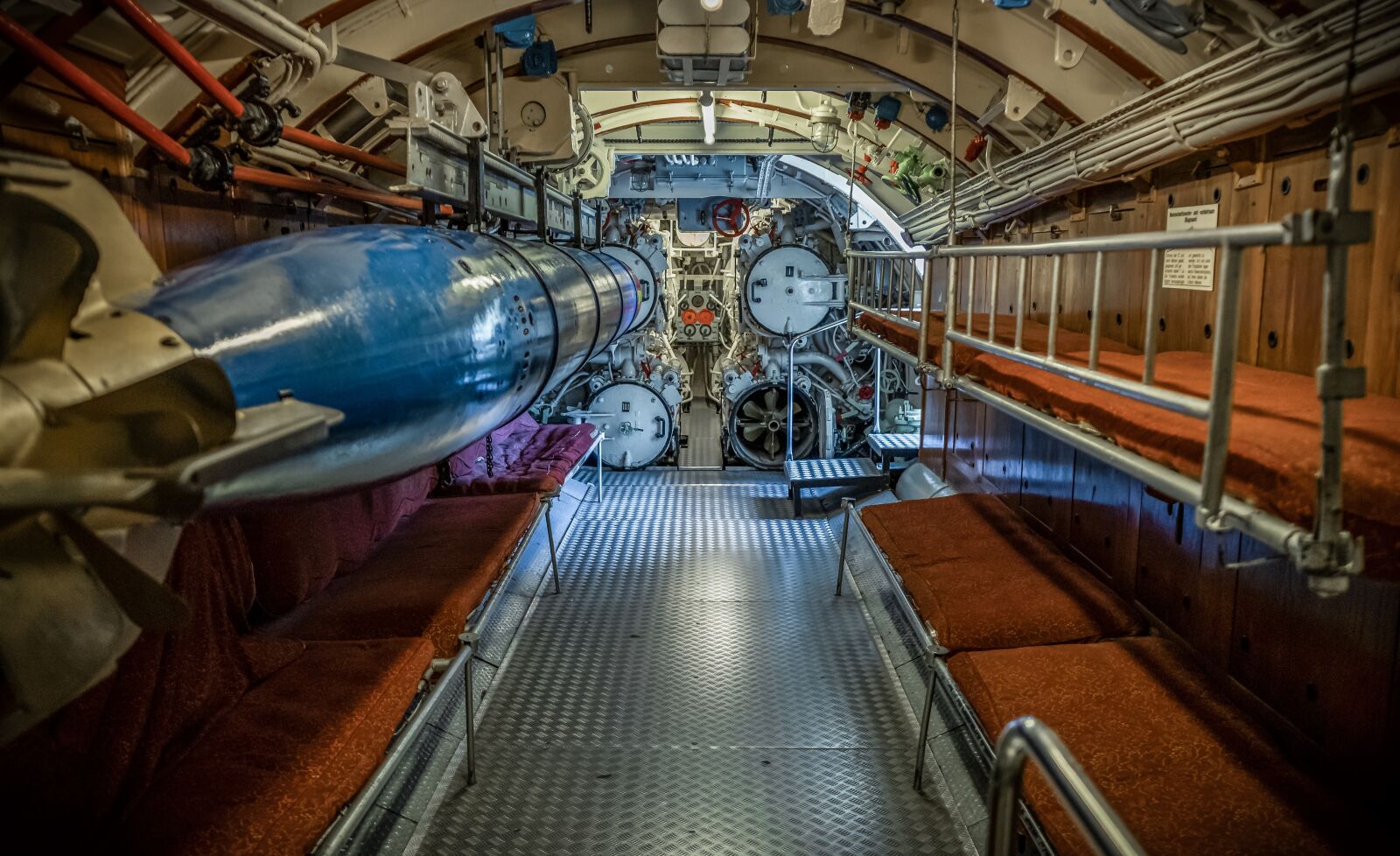 Sony a7 II + Sony FE 28-70mm F3.5-5.6 OSS sample photo. U boat, interior, torpedo photography