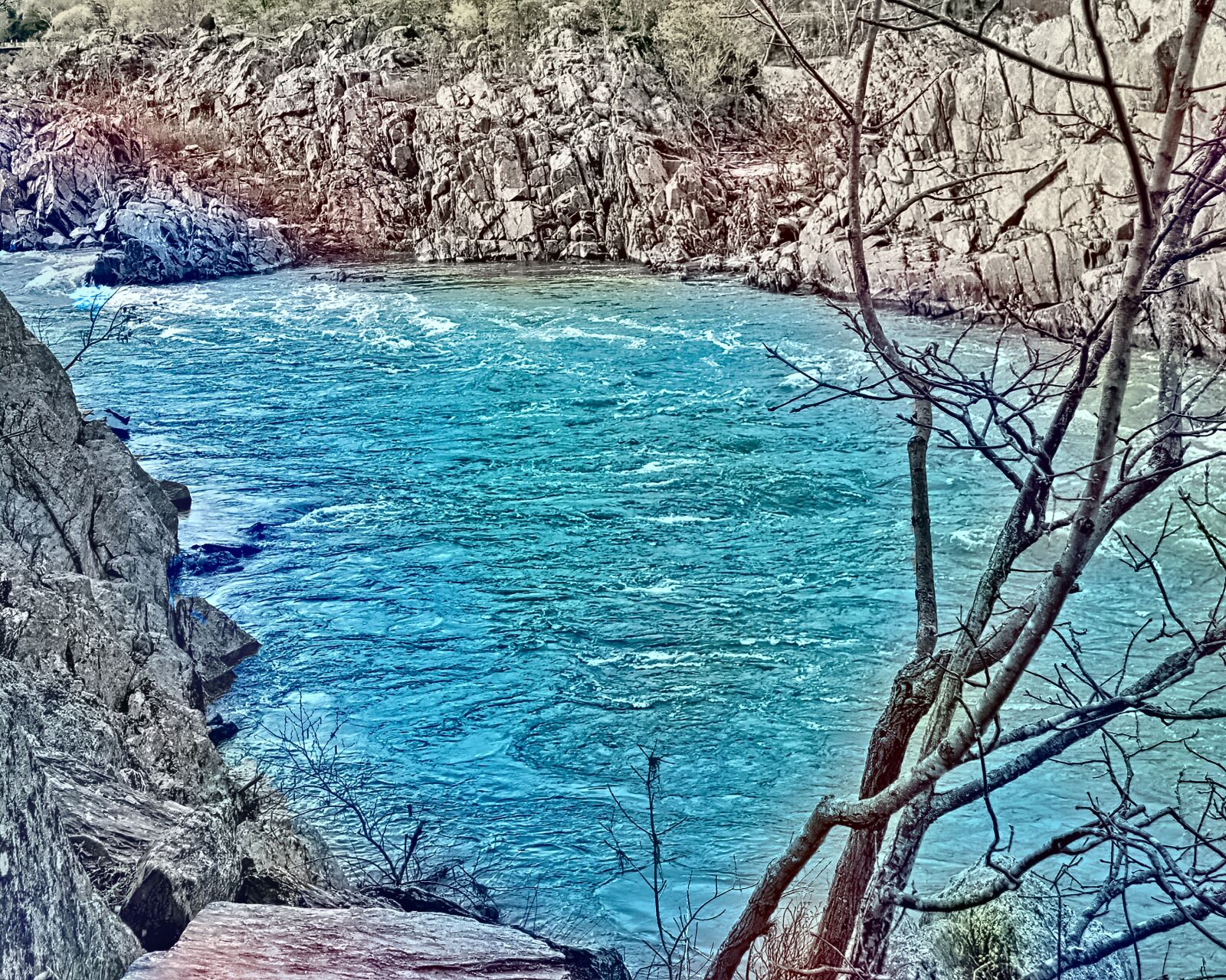 Nikon D80 sample photo. Potomac, river, rock photography