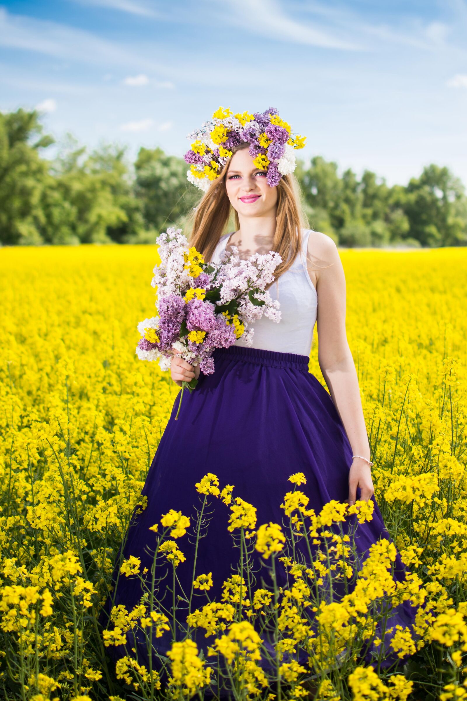Nikon D7100 sample photo. Summer, colza, nature photography
