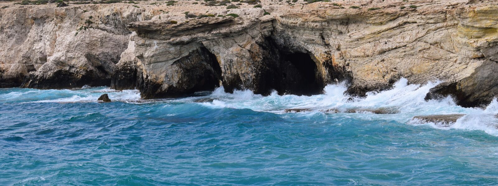 Nikon D3300 sample photo. Rocky coast, sea caves photography