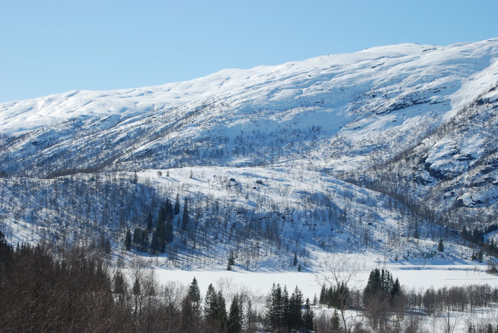Nikon D80 sample photo. Mountain, winter, snow photography