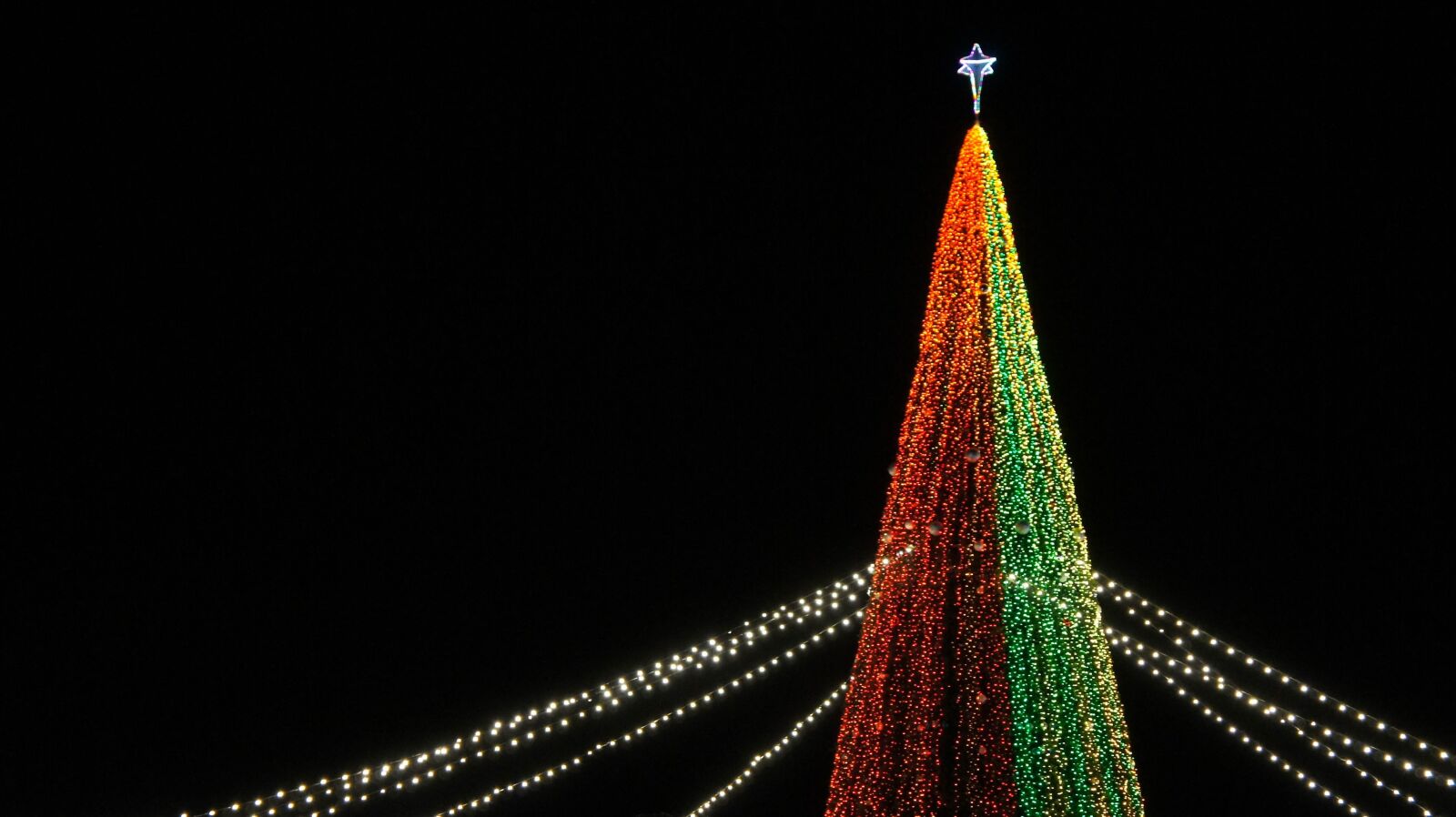 Sony Alpha NEX-5 sample photo. Christmas tree, new year photography