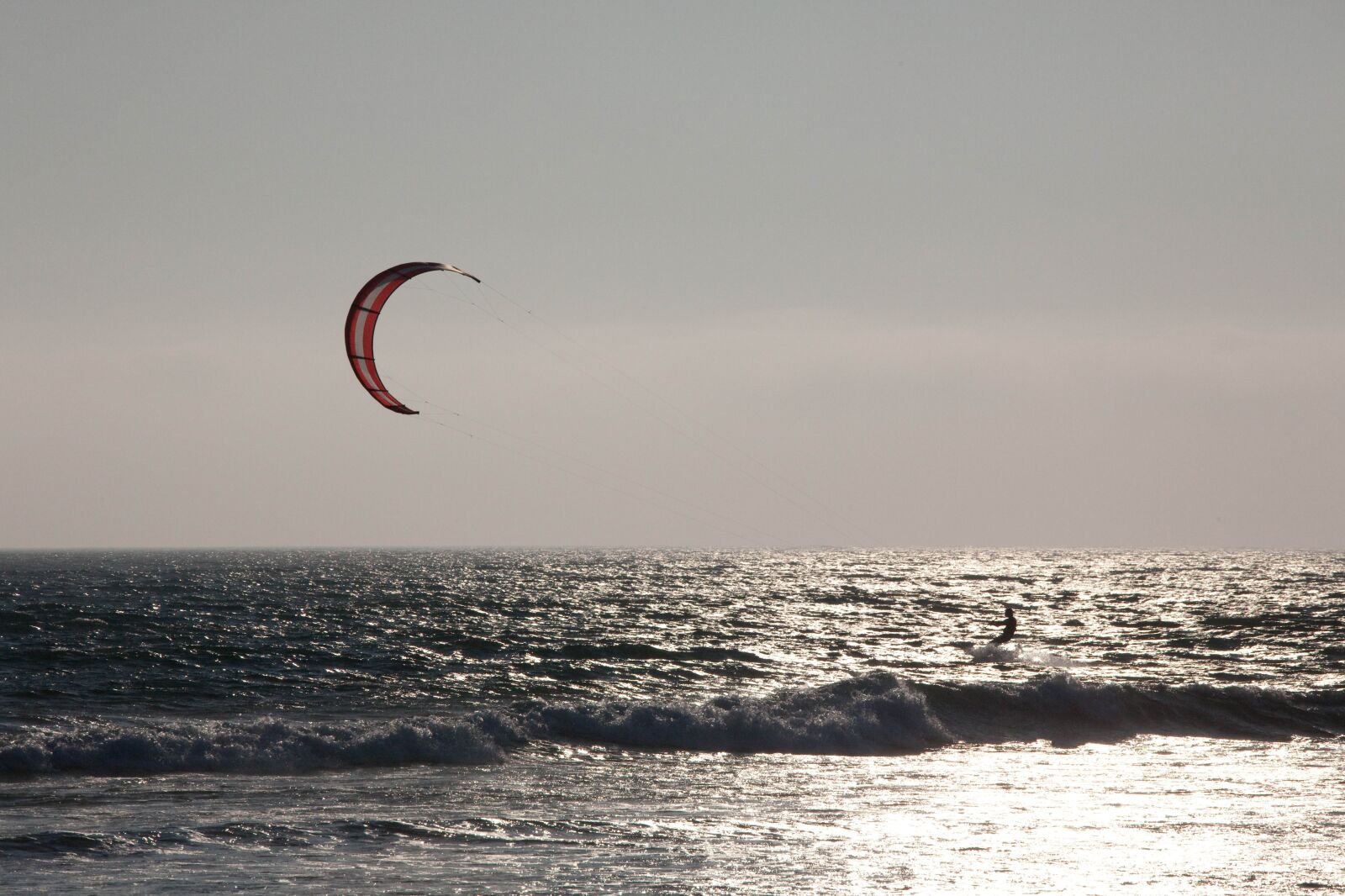 Canon EOS 5D Mark II sample photo. Windsurfing, pacific ocean, afternoon photography
