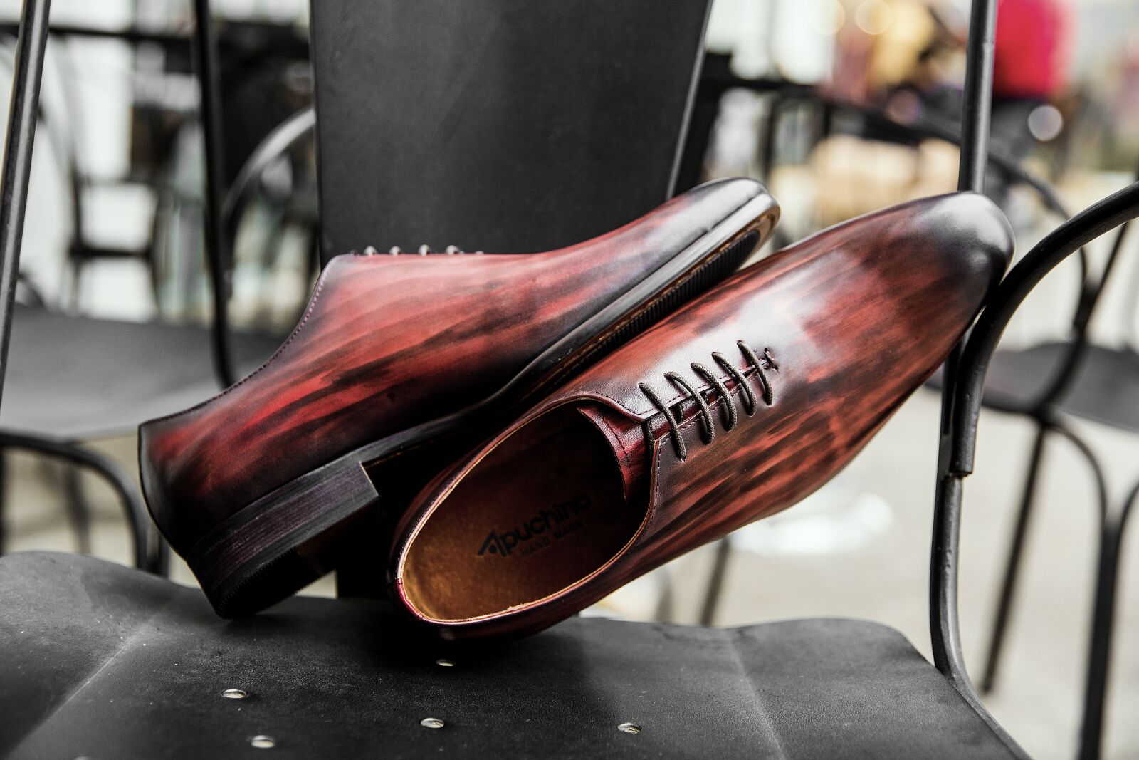 Canon EF 24-70mm F2.8L II USM sample photo. Shoes men, shoe, shine photography