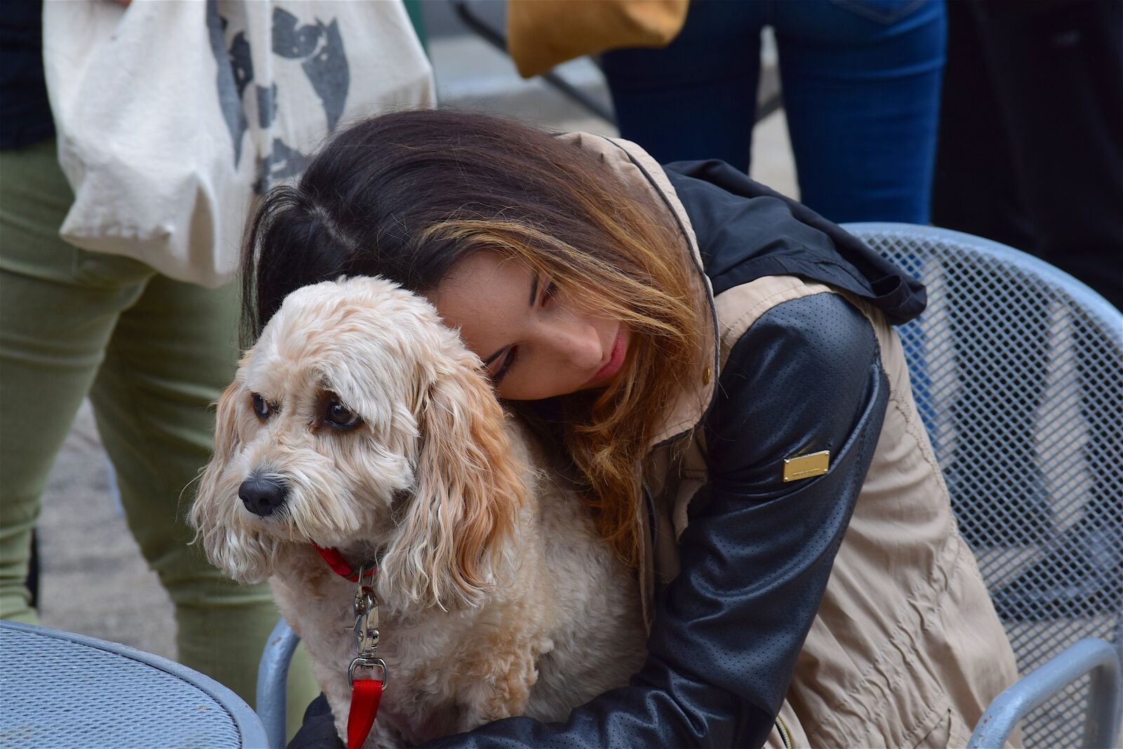 Nikon D3300 sample photo. Woman, dog, pet photography