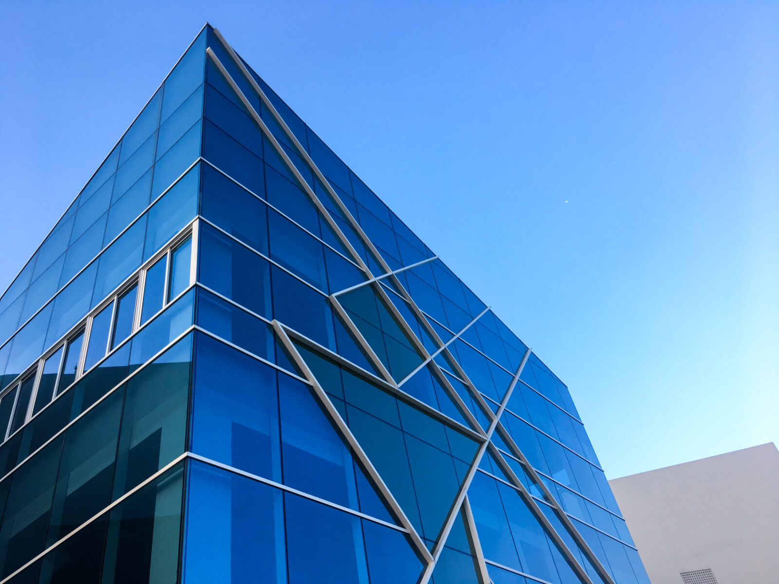 Apple iPhone 6s sample photo. Architectural, design, architecture, blue photography