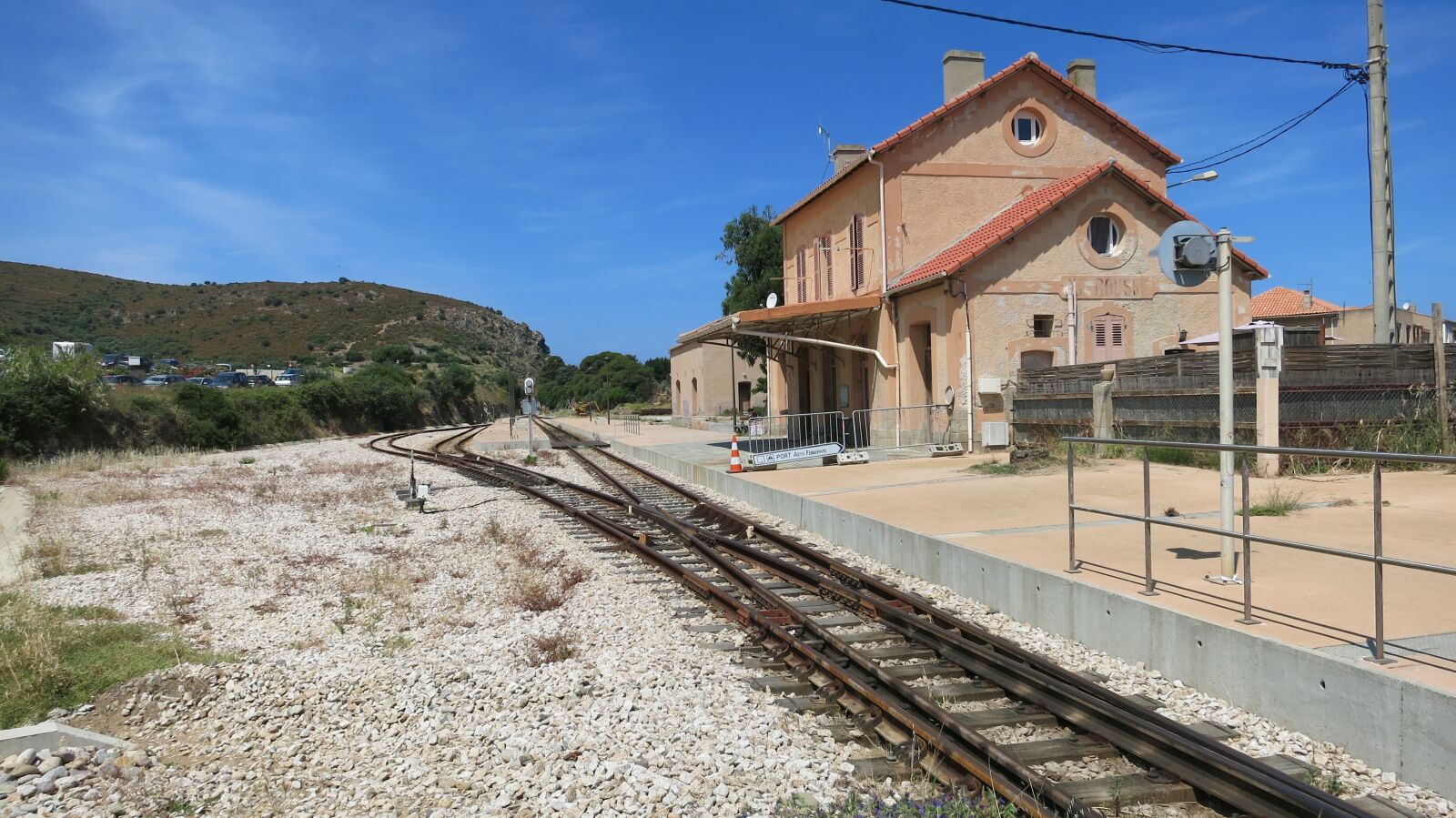 Canon PowerShot S110 sample photo. Corsica, railway station, rails photography