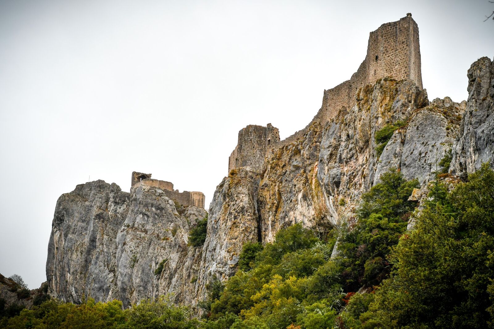 Nikon D500 sample photo. Peyrepertuse, medieval, castle photography