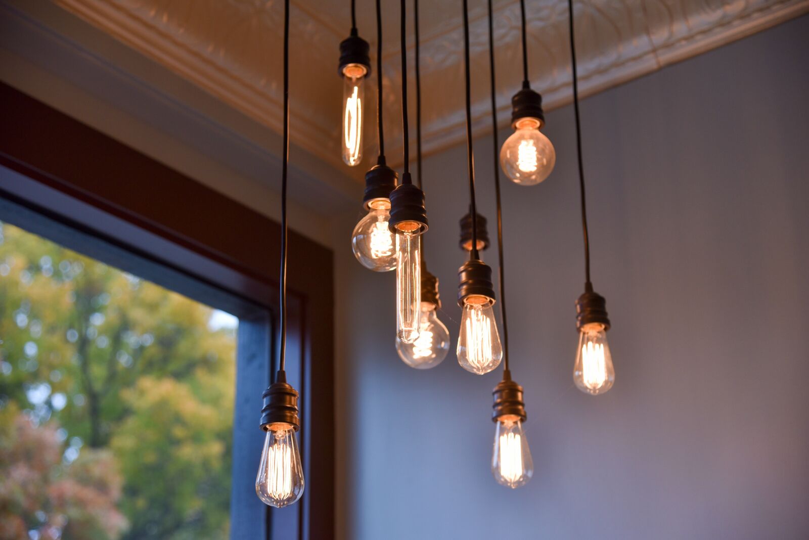 Nikon D750 sample photo. Lights, light bulbs, vintage photography