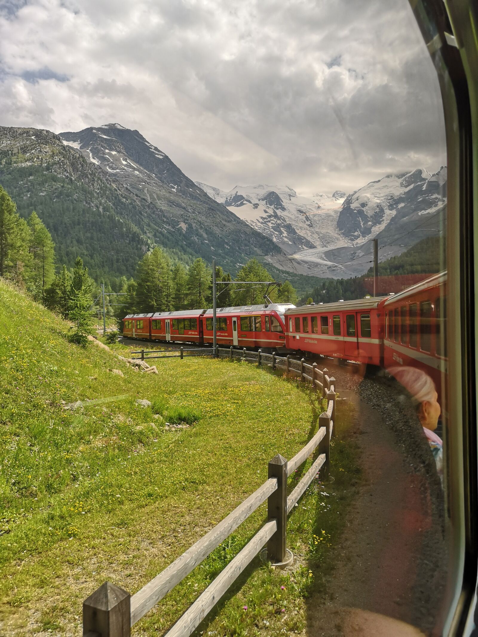HUAWEI CLT-L29 sample photo. Rhaetian railways, railway, graub photography