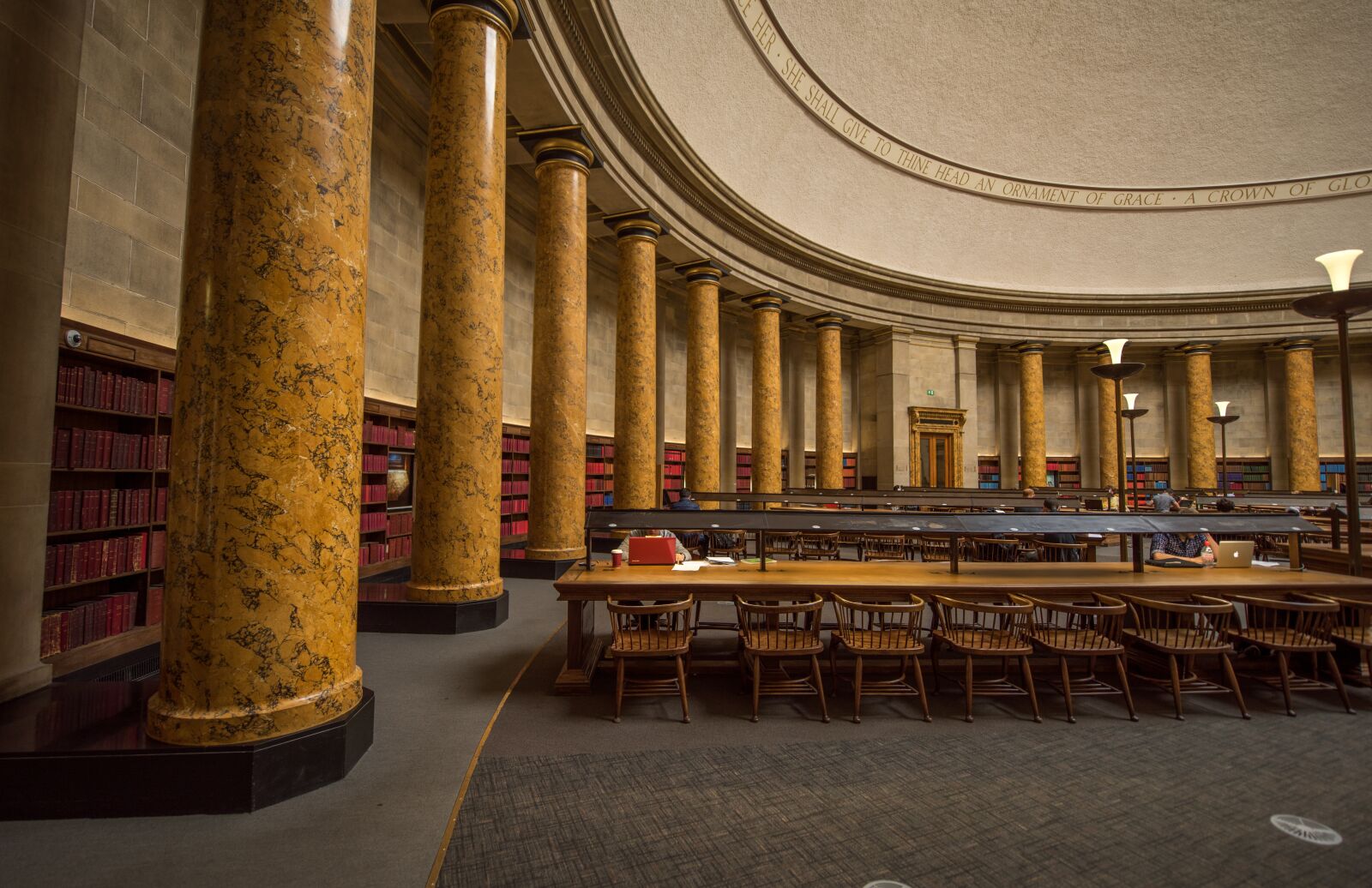 Nikon D810 sample photo. Library, manchester, interior photography