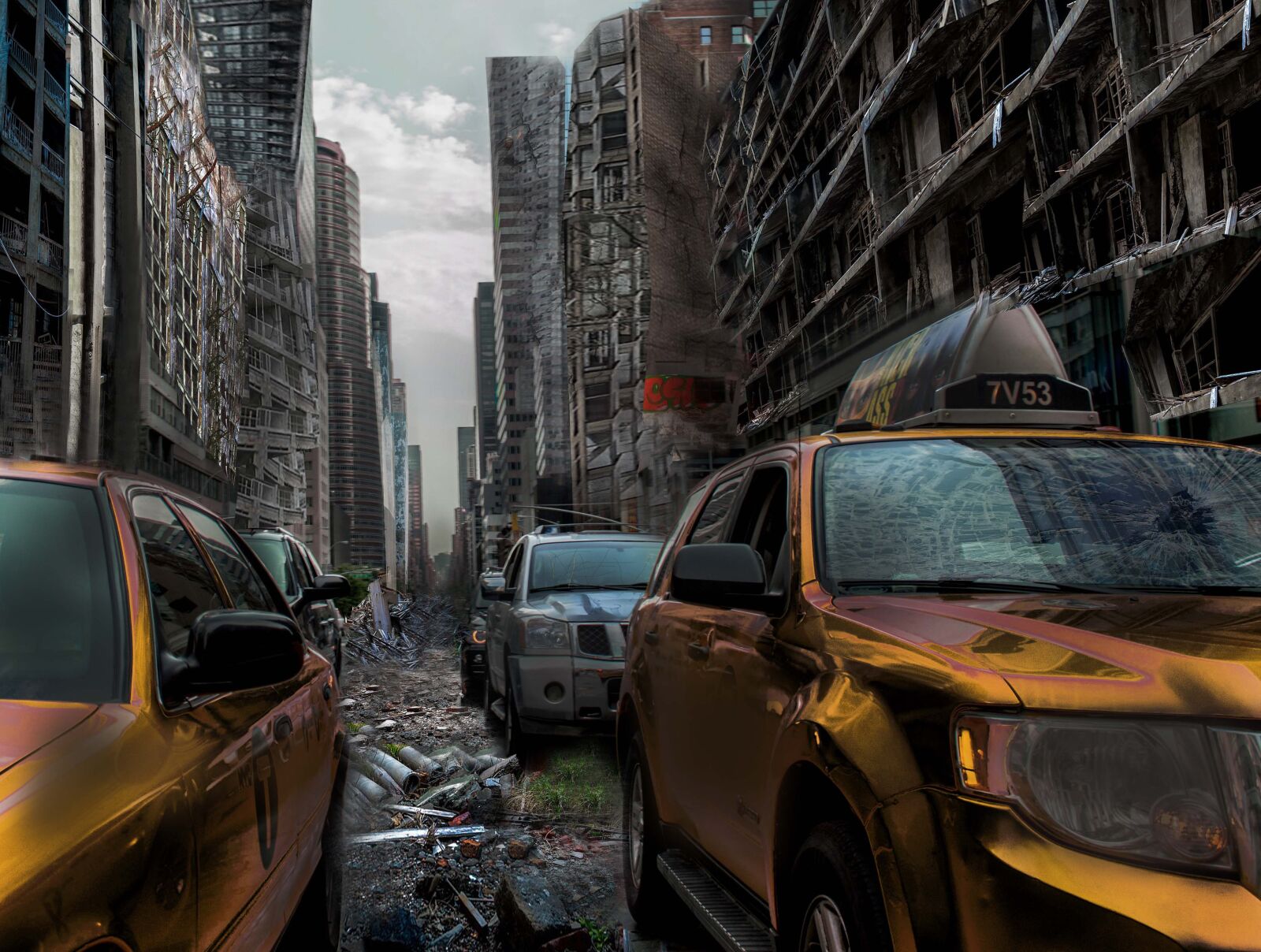 Nikon D3200 sample photo. City, destroy, edit photography
