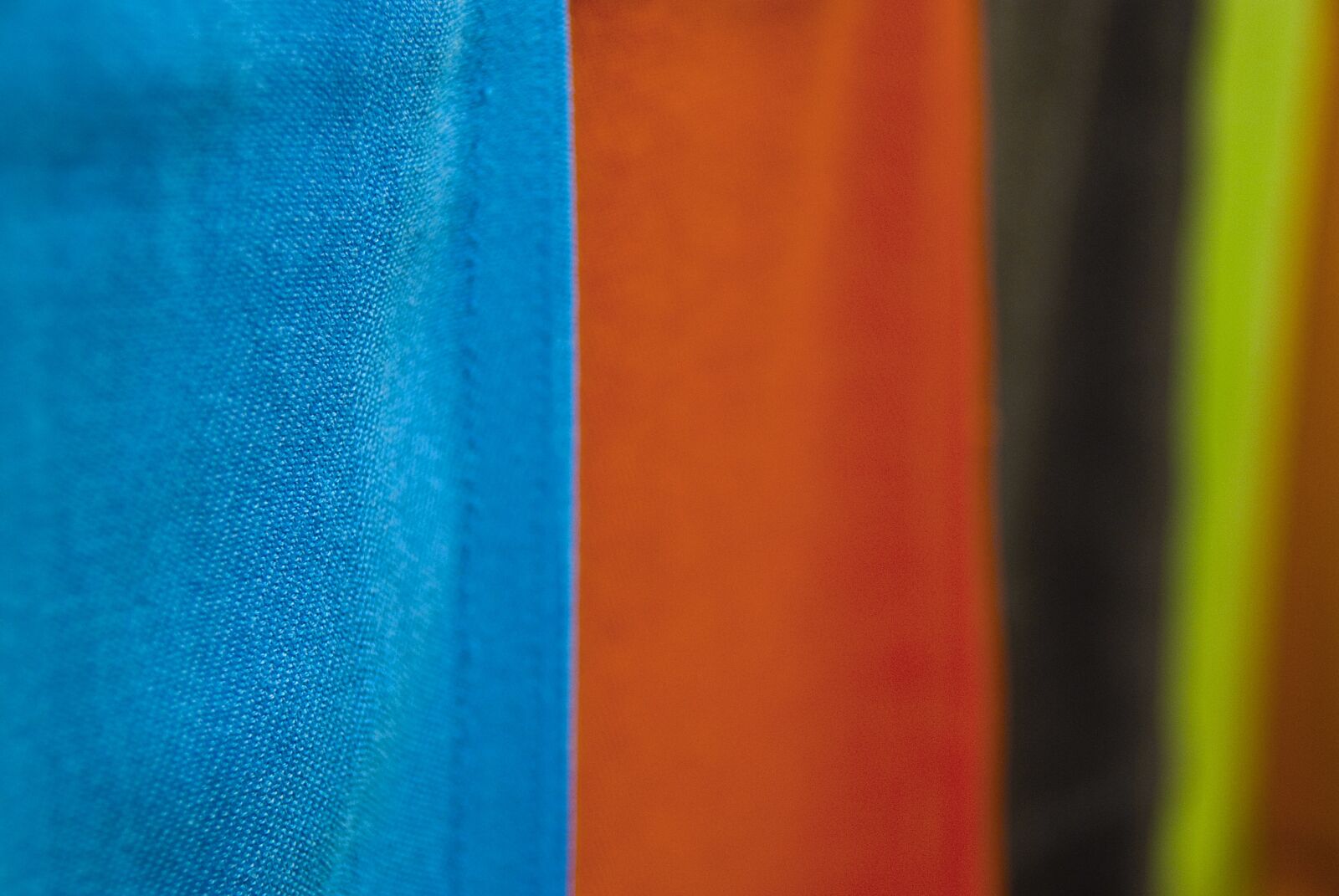 Nikon D60 sample photo. Fabrics, colors, pattern photography