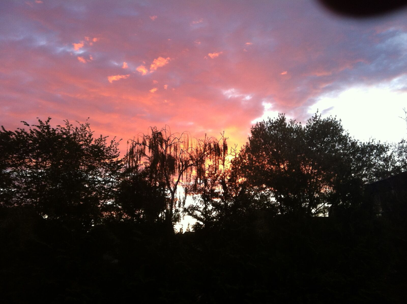 Apple iPhone 4 sample photo. Evening sky, sky, evening photography