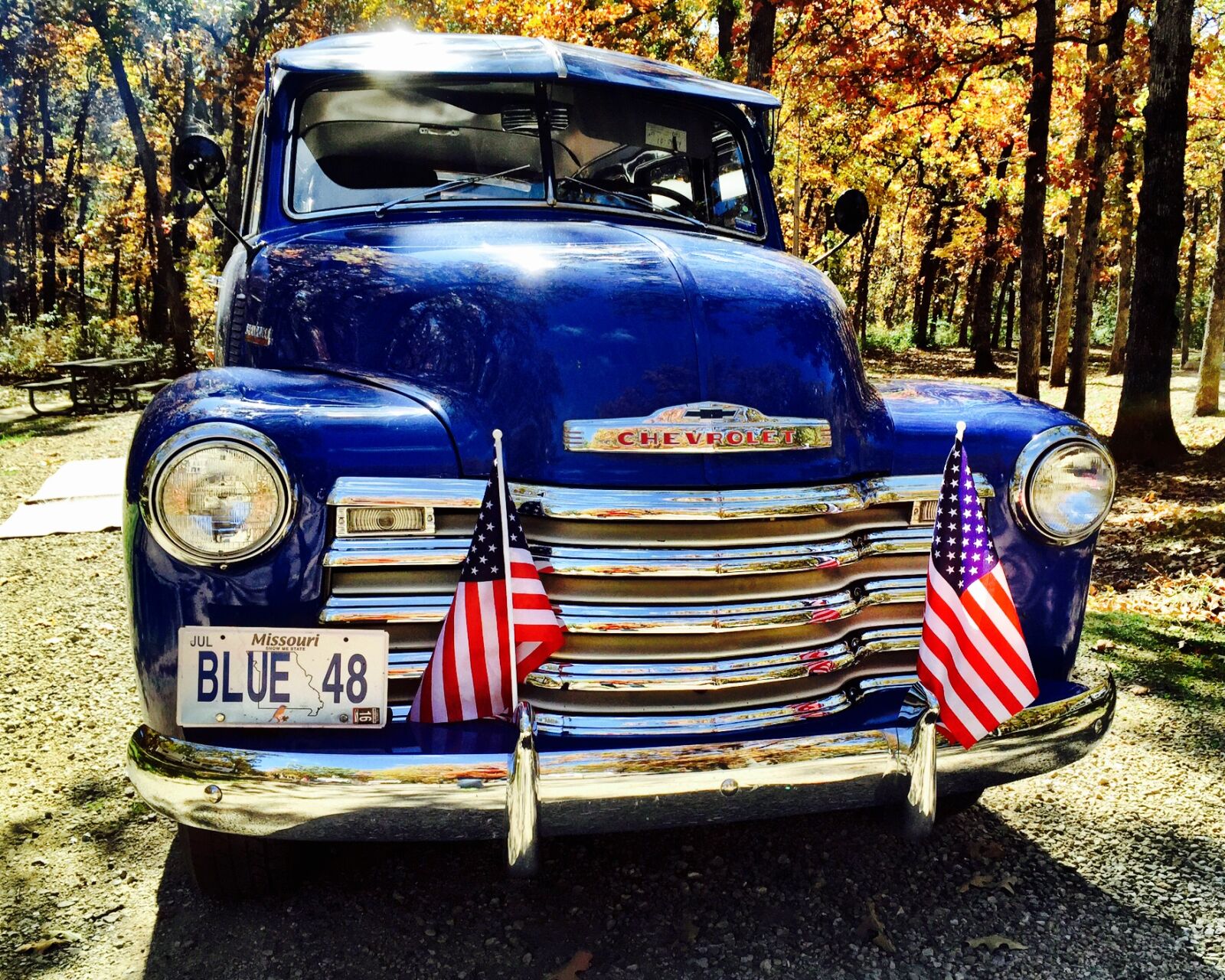 Apple iPhone 6 sample photo. American, flag, blue, classic photography